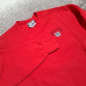 Lee Sport Vintage Mens University of Arizona Red Wildcats Sweatshirt Size XL